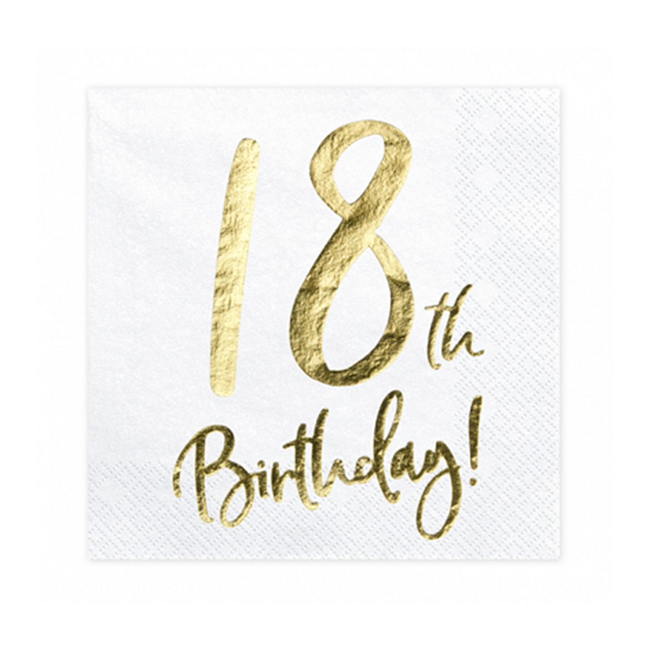 20 napkins Trend - 33cm - 18th Birthday 