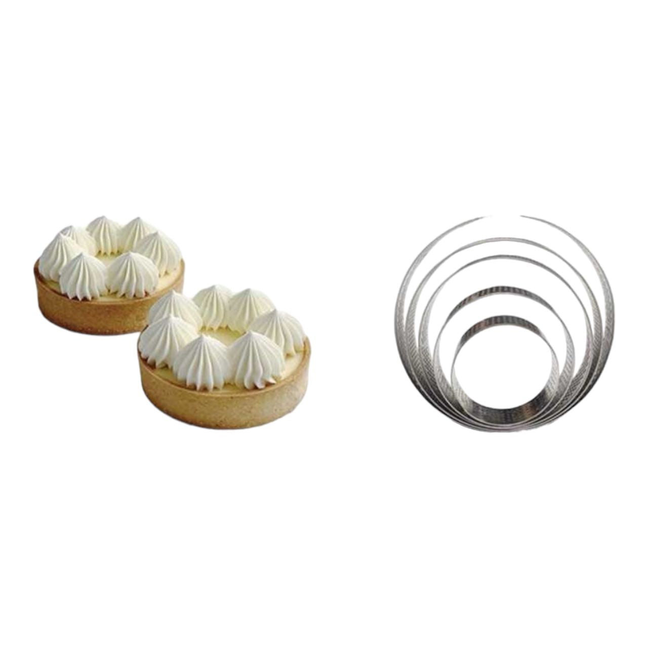 Baking pan cake ring round from Ø 6cm, height 7 cm