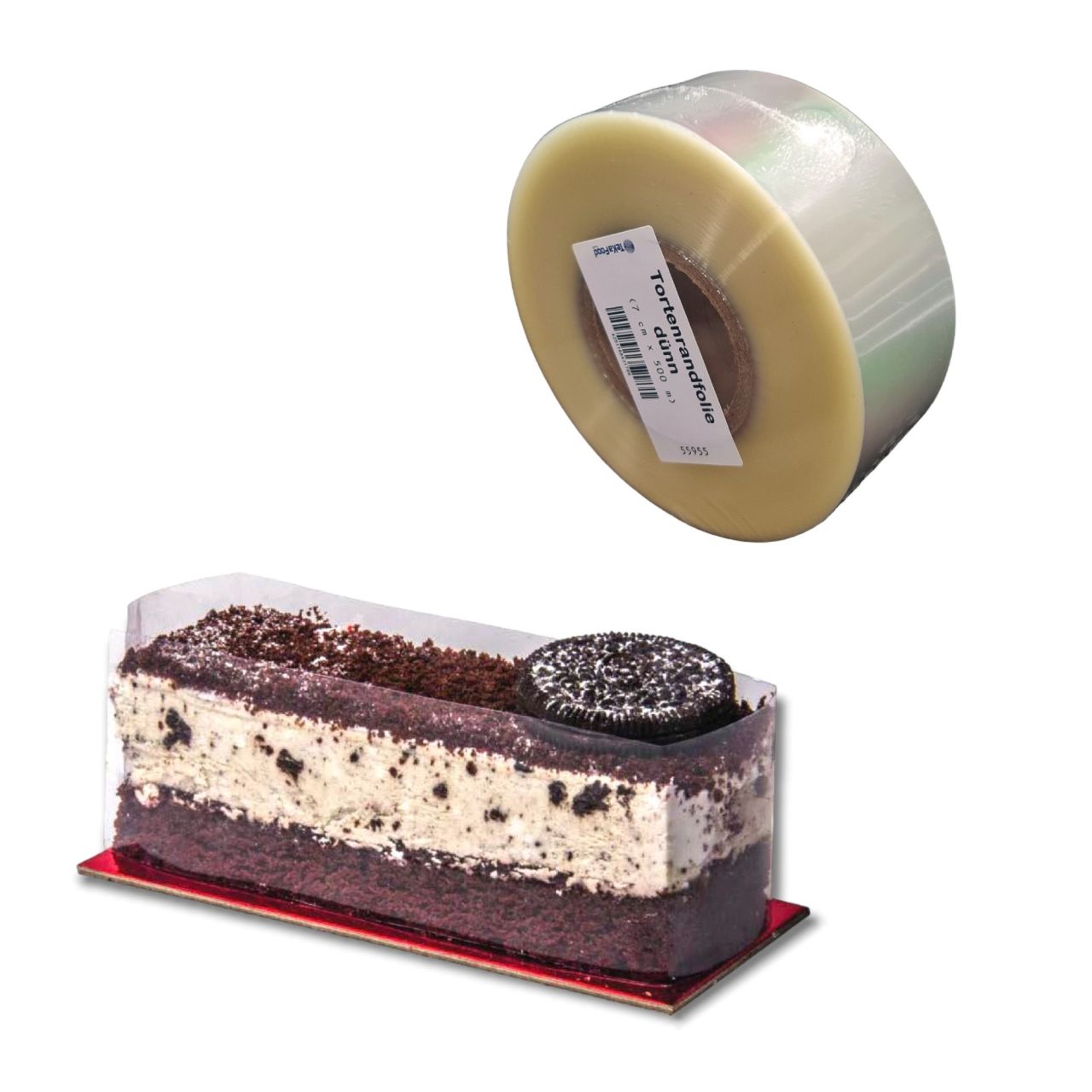 Cake border foil - thin (7 cm x 500 m)