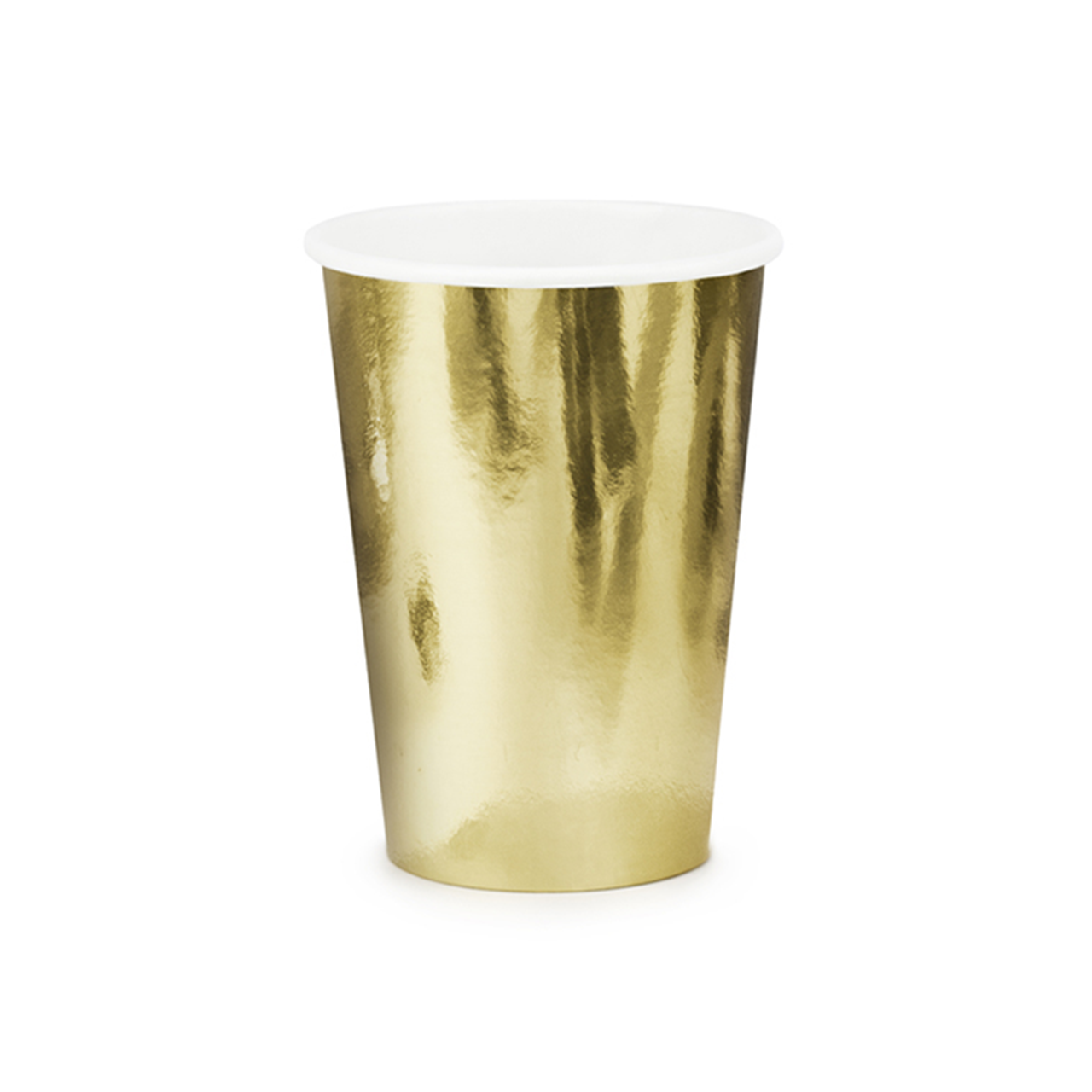 6 paper cups Trend - 220ml - Gold