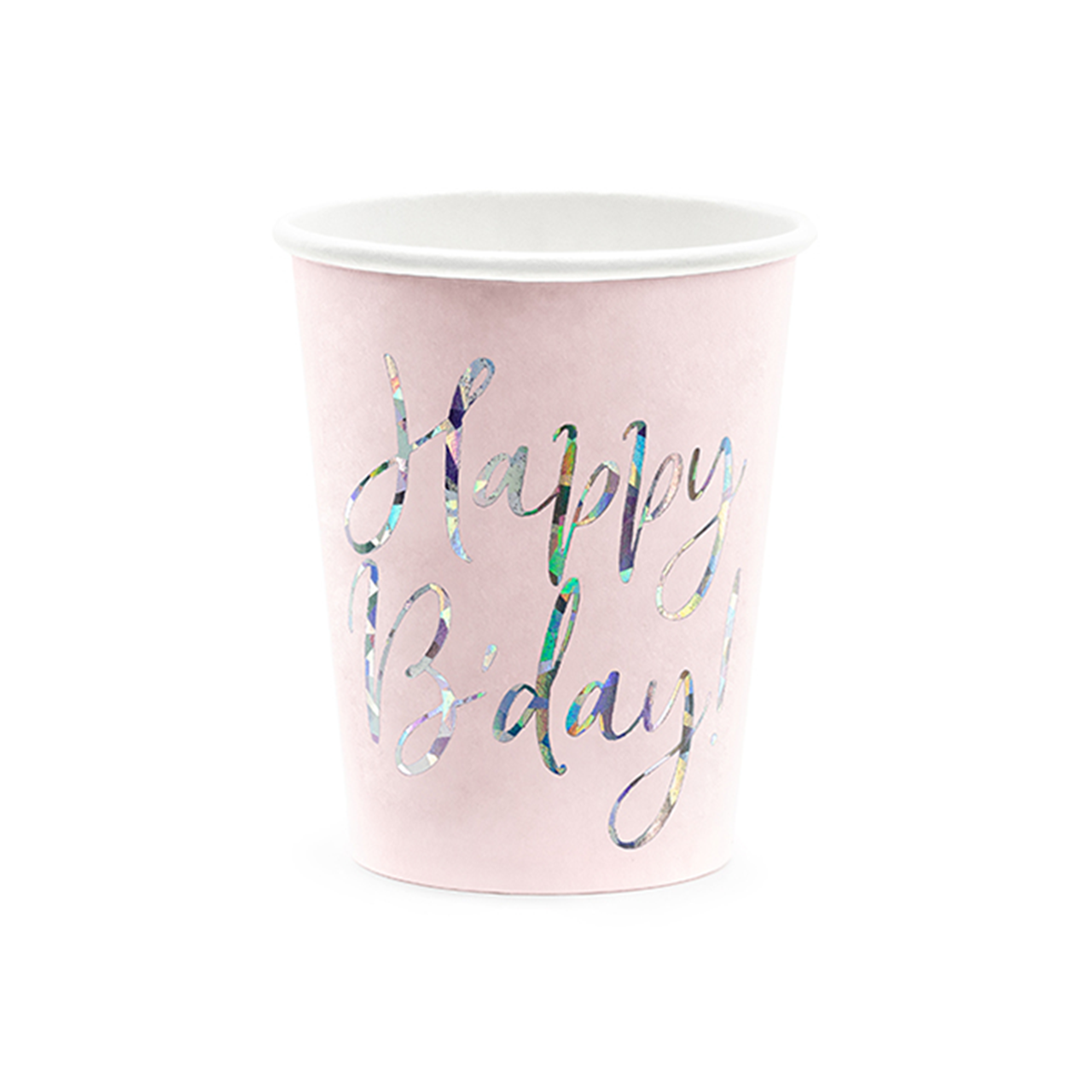 6 paper cups Trend - 220ml - Happy Birthday Shine