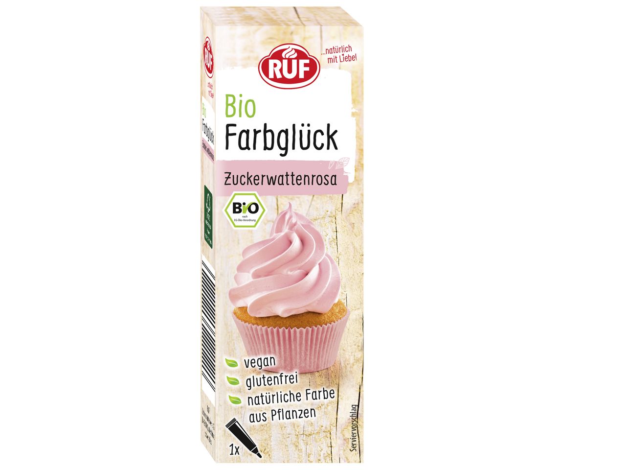 RUF Bio Farbglück Zuckerwattenrosa 25g