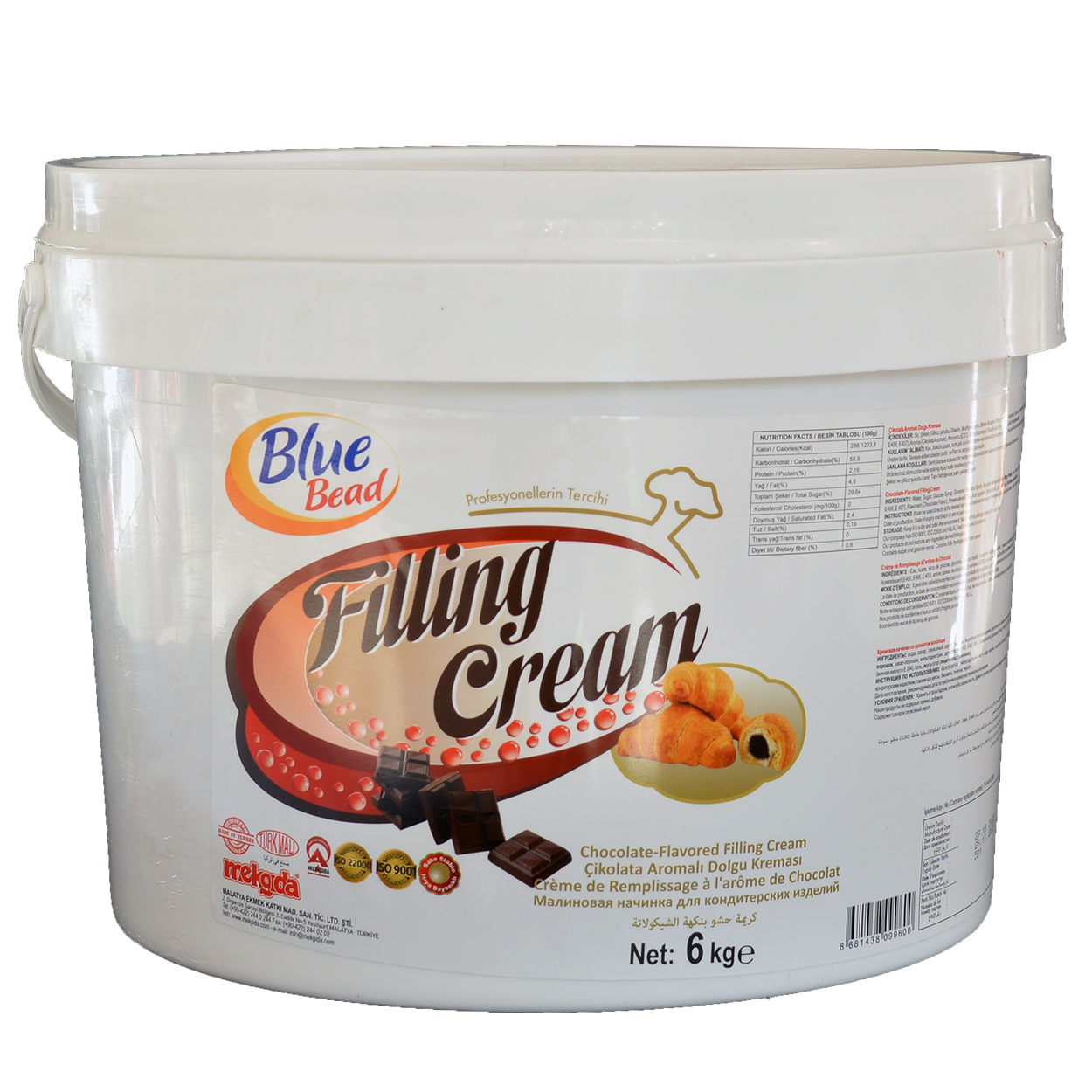 Füllcreme Schokolade 6kg