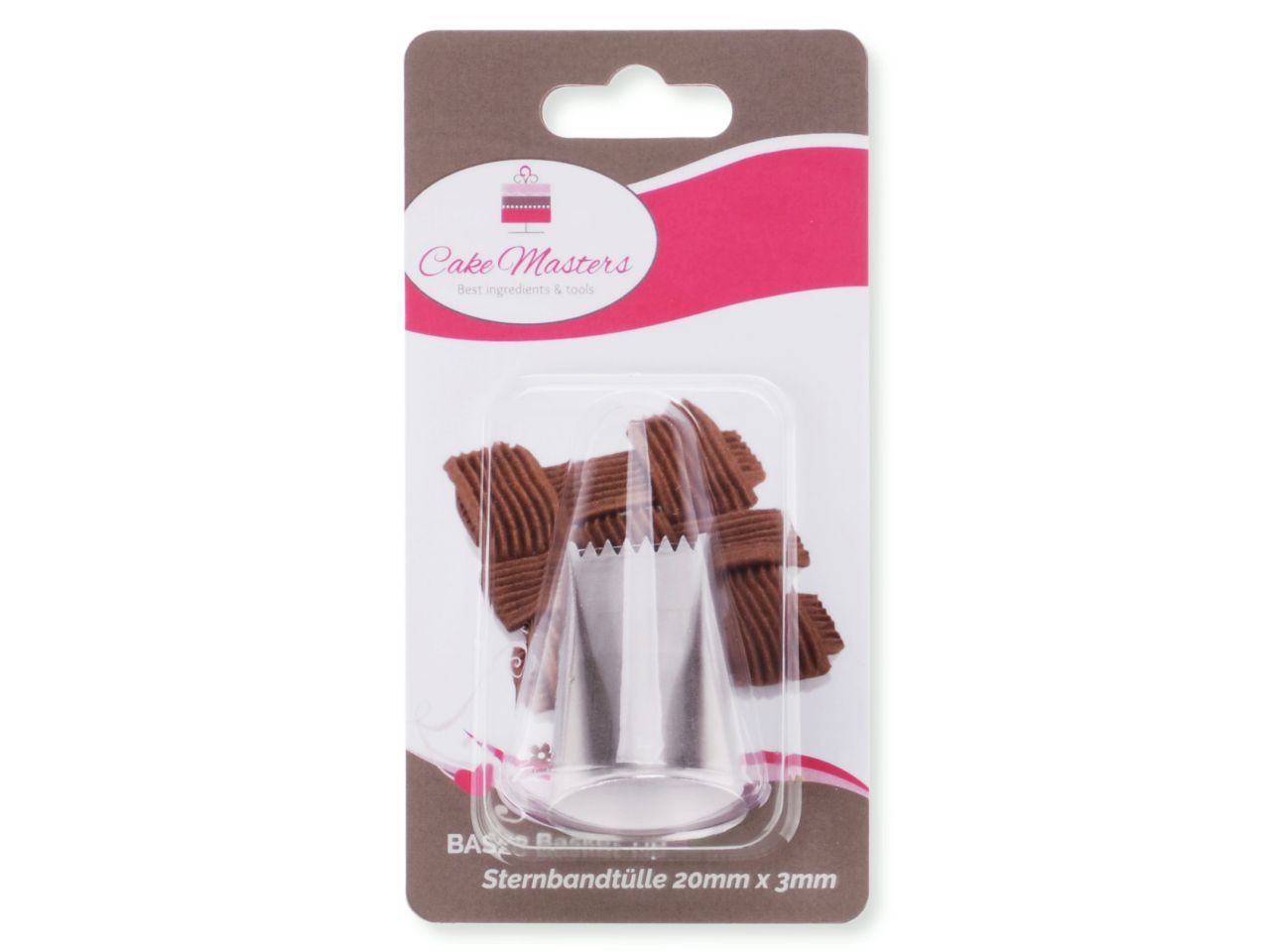 Cake-Masters star ribbon nozzle 20mmx3mm