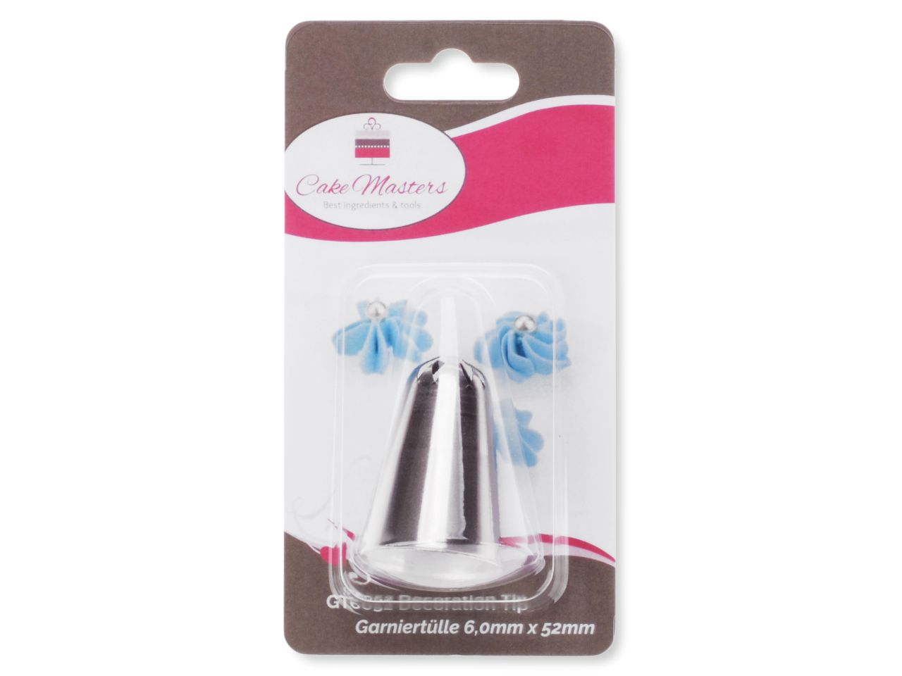 Cake-Masters garnitür başlığı 6,0 mm yükseklik 52 mm