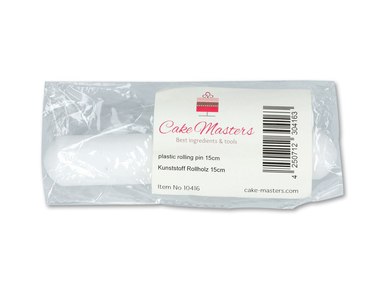 Cake-Masters Kunststoff Rollholz 15cm GREENLINE