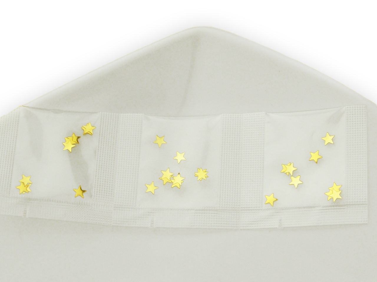 CM Basics Minibeutel Stern gold 3er Pack