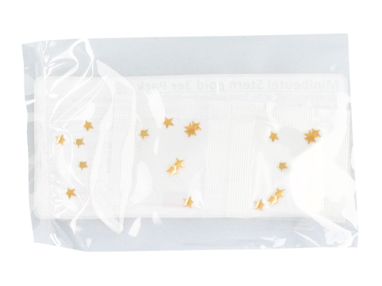 CM Basics Minibeutel Stern gold 3er Pack