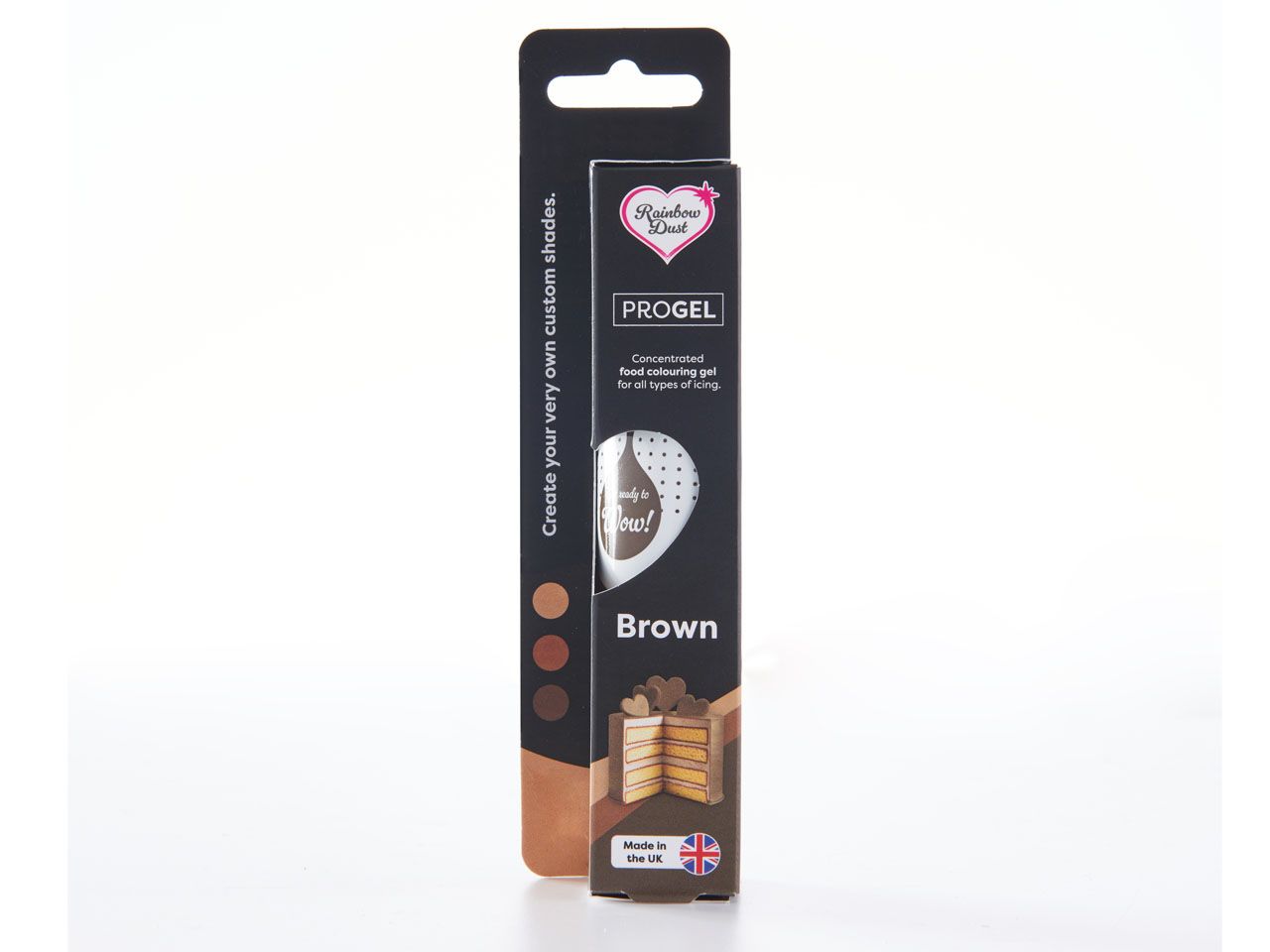Rainbow Dust Lebensmittelfarbe ProGel Brown 25g