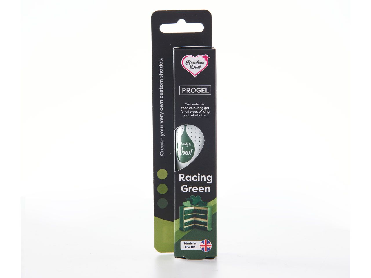 Rainbow Dust Lebensmittelfarbe ProGel Racing Green 25g