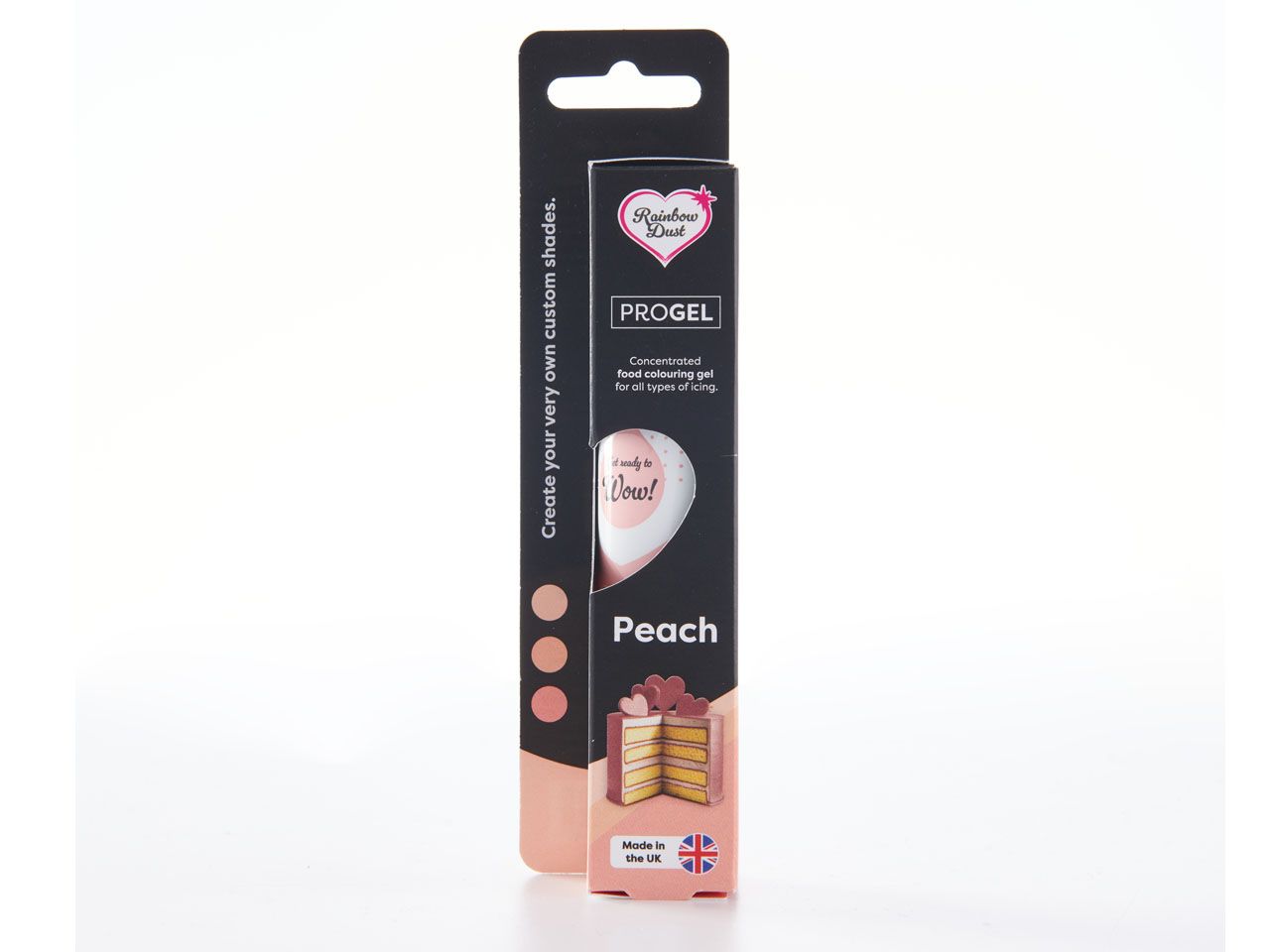 Rainbow Dust Lebensmittelfarbe ProGel Peach 25g