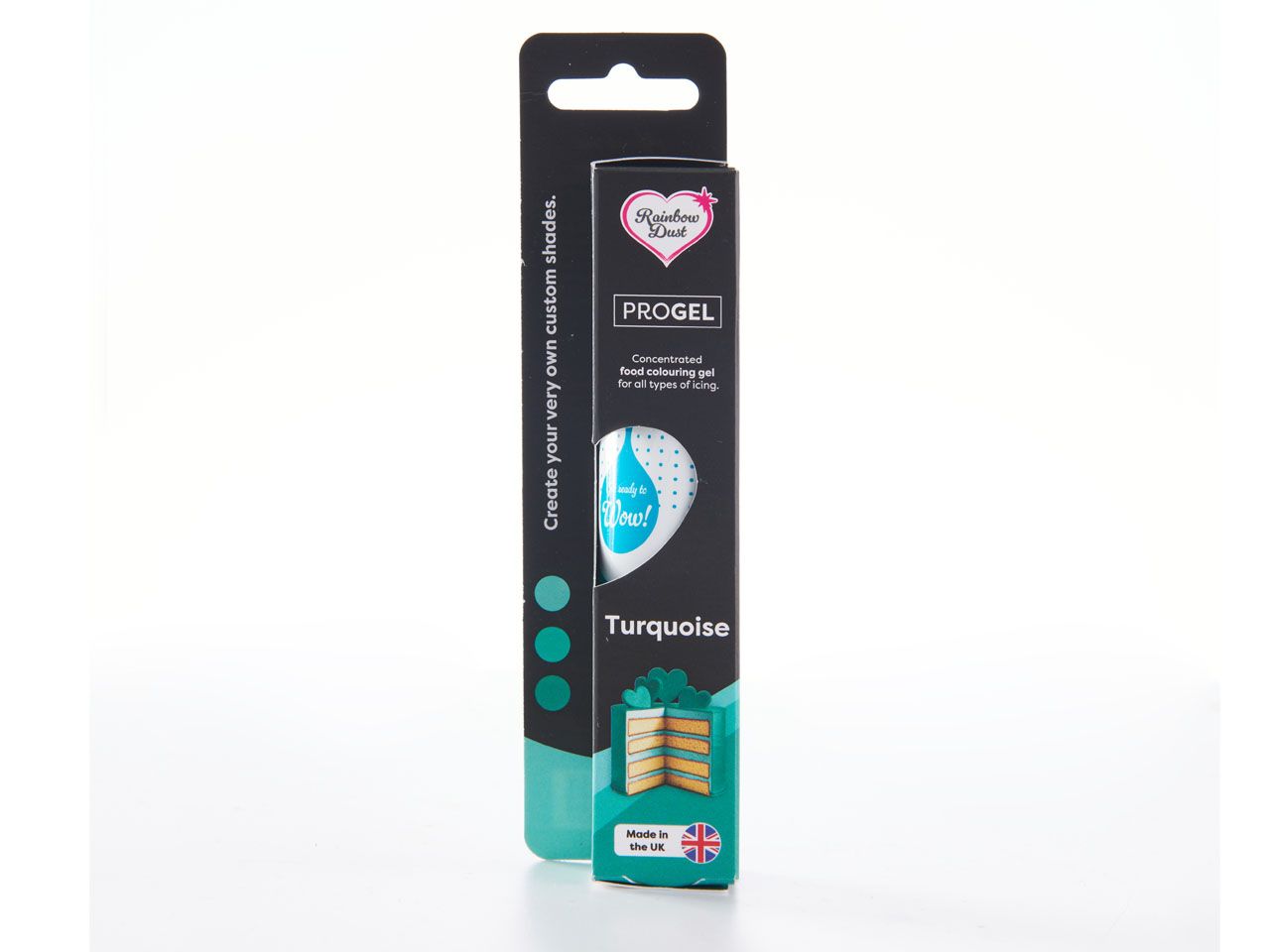 Rainbow Dust Lebensmittelfarbe ProGel Turquoise 25g