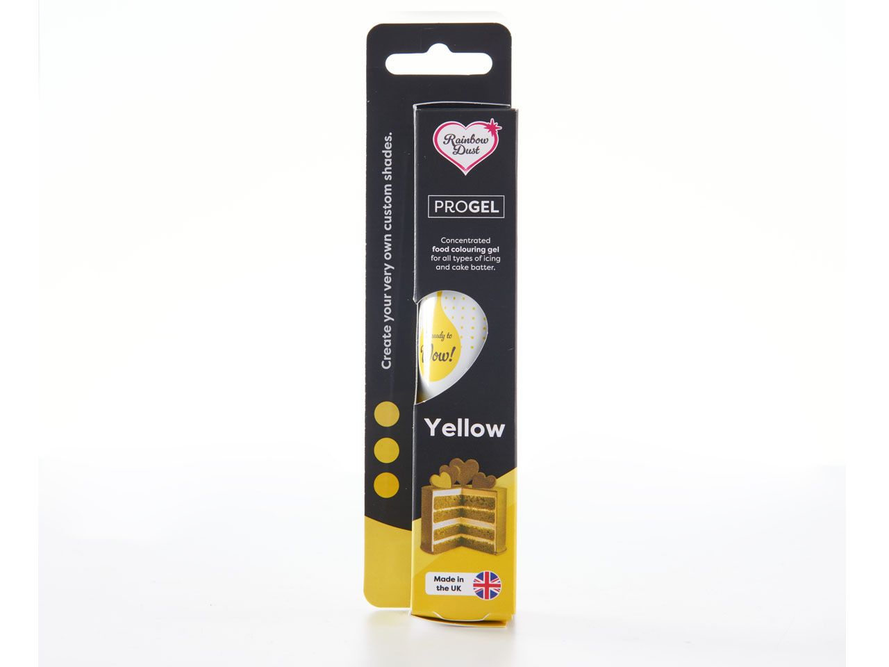 Rainbow Dust Lebensmittelfarbe ProGel Yellow 25g