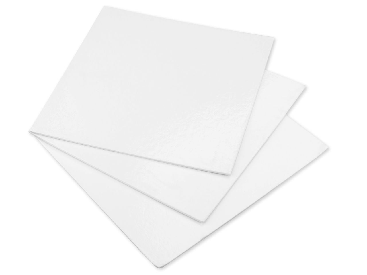 Cake-Masters Cakecard quadrat 25cm weiß 3 Stück