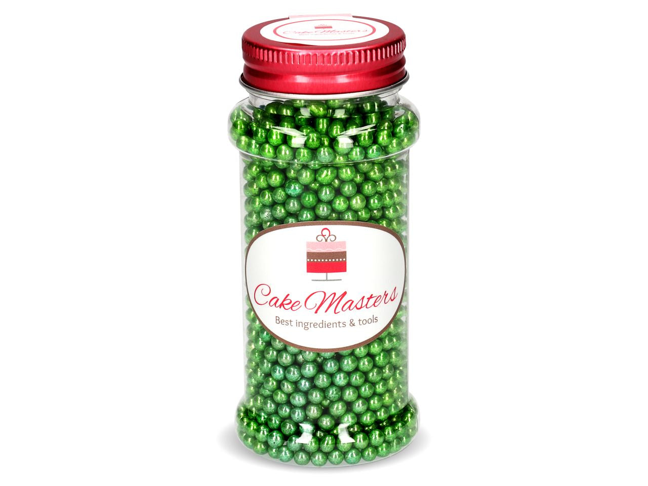 Cake-Masters metallic pearls green 100g
