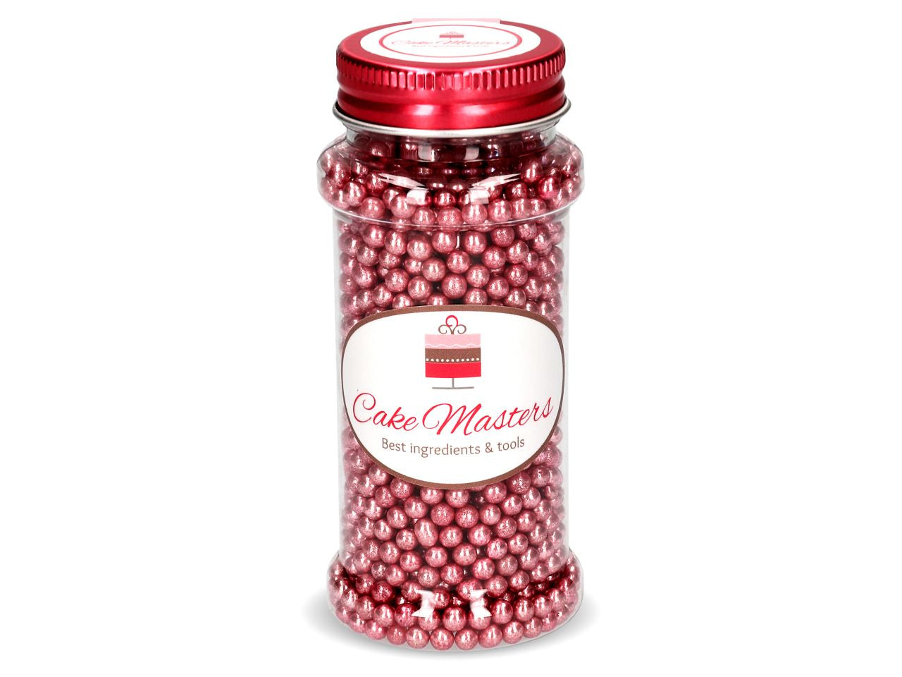 Cake-Masters metalik boncuklar pembe 100gr