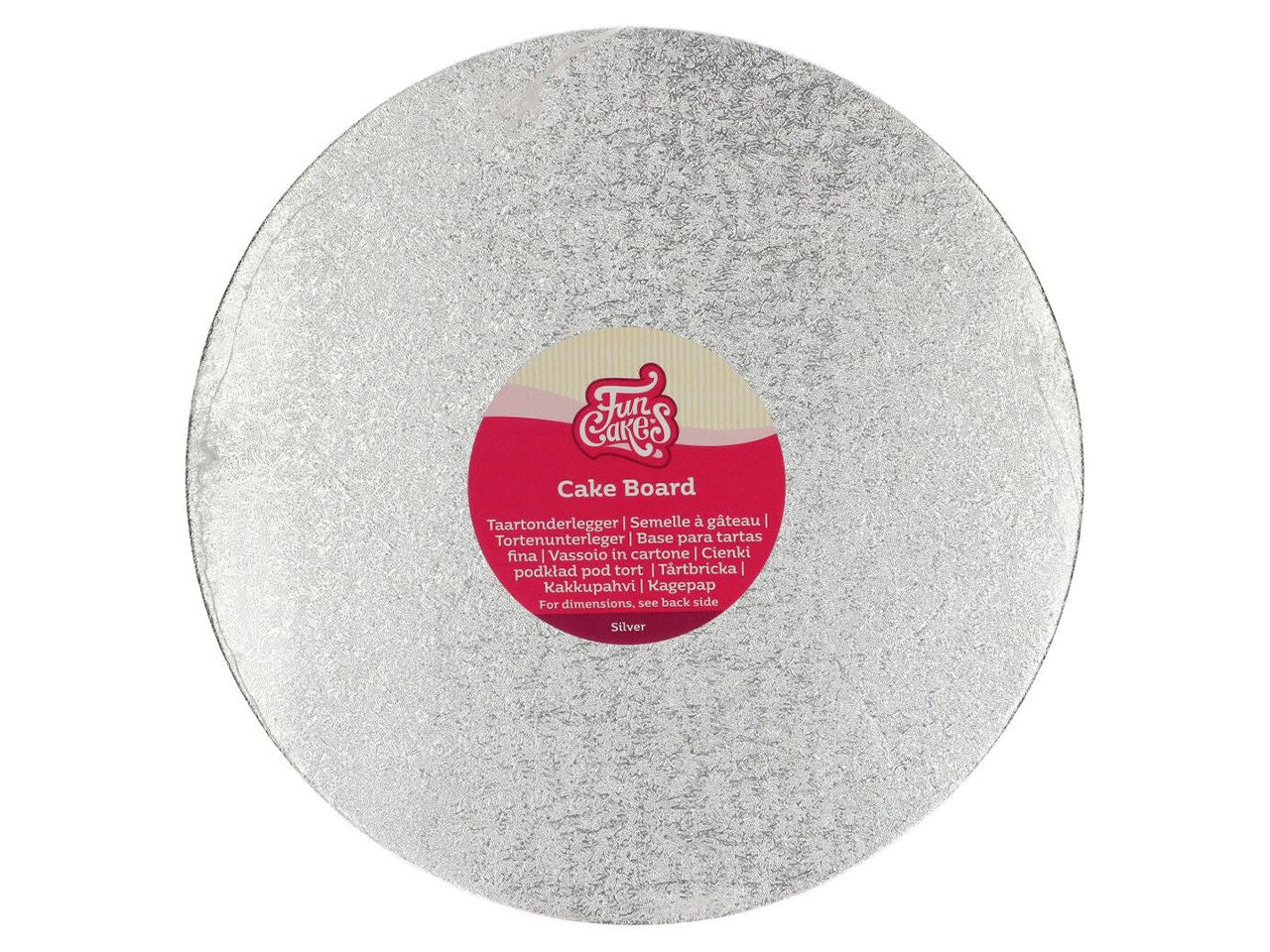 FunCakes Cake Card Rund 27,5cm, Stärke 3mm