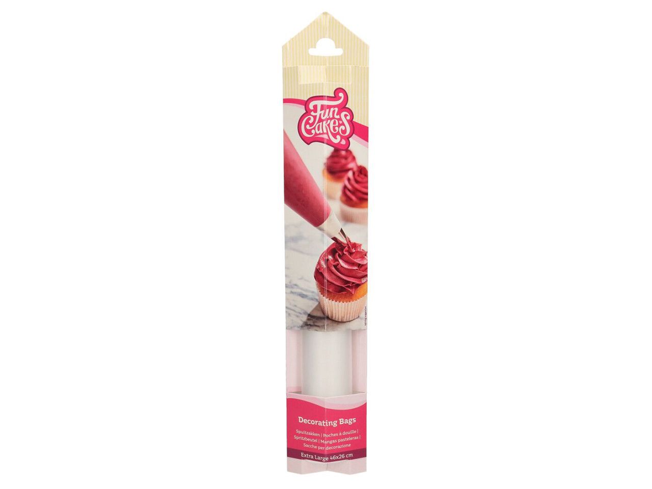 FunCakes Disposable Piping Bags 46cm, 10 pieces