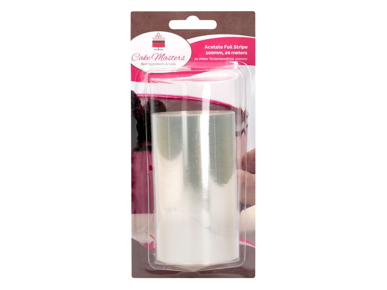 Cake-Masters pasta kenar folyosu 10cm yüksekliğinde, 20 metre uzunluğunda