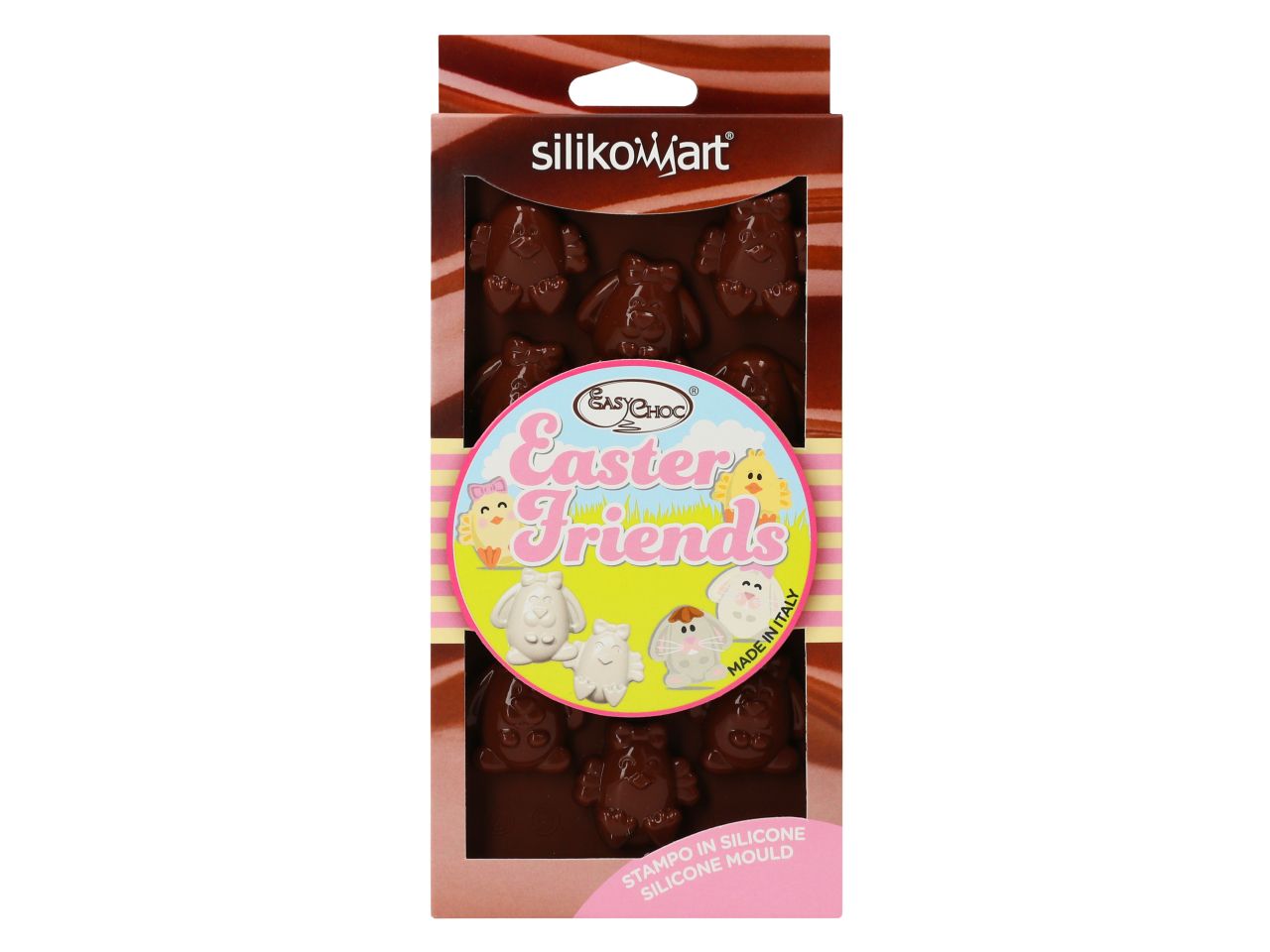Silikomart silicone chocolate mold Choco Easter Friends