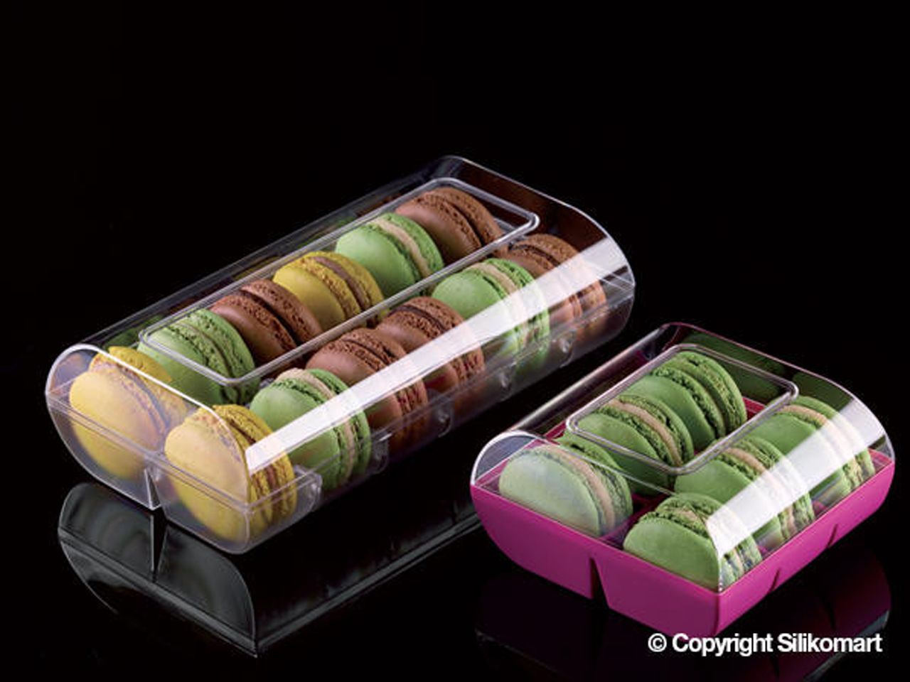 Silikomart Macaron Verpackung 6er transparent