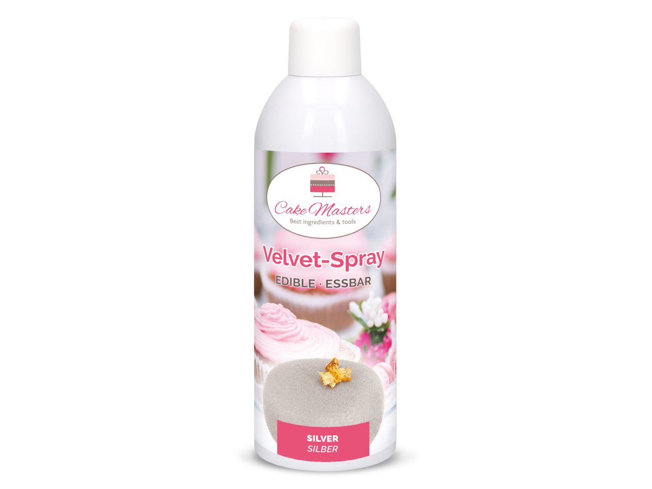 Cake-Masters Velvet Spray silver 400ml