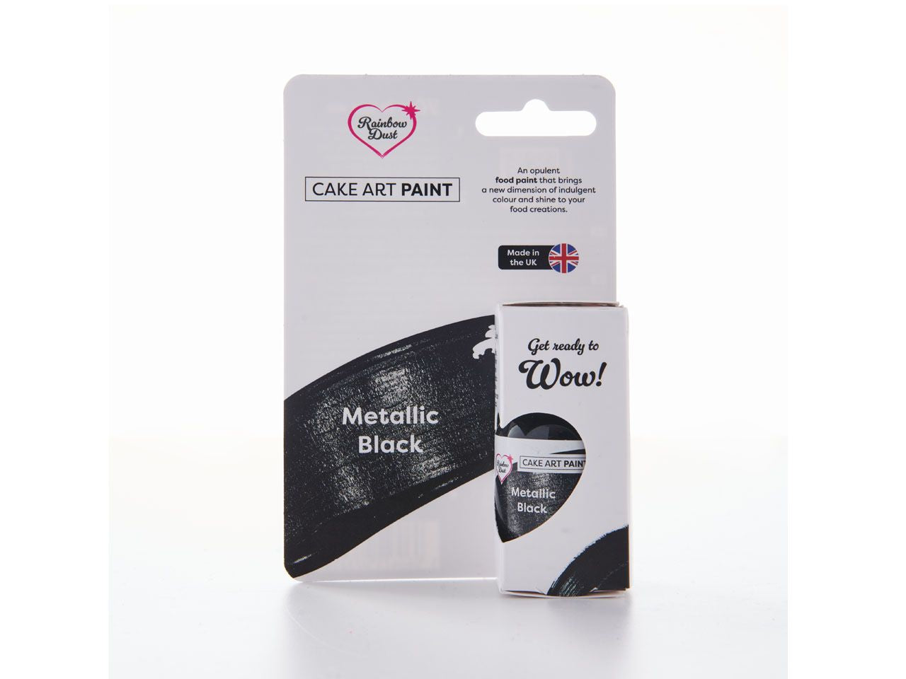Rainbow Dust Metallic Food Paint Black 25ml