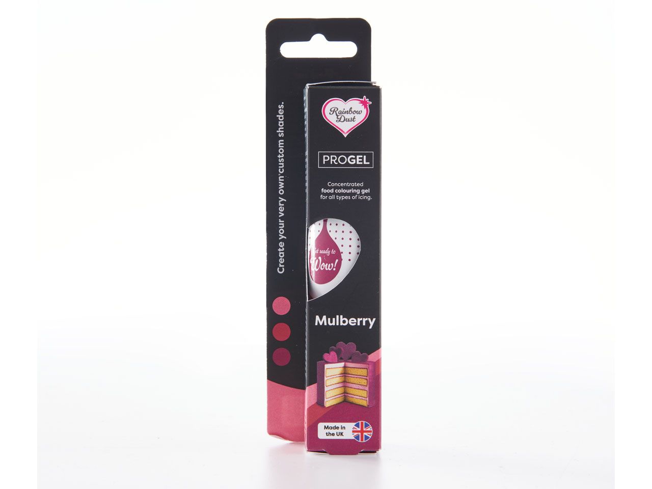 Rainbow Dust Lebensmittelfarbe ProGel Wine Red 25g