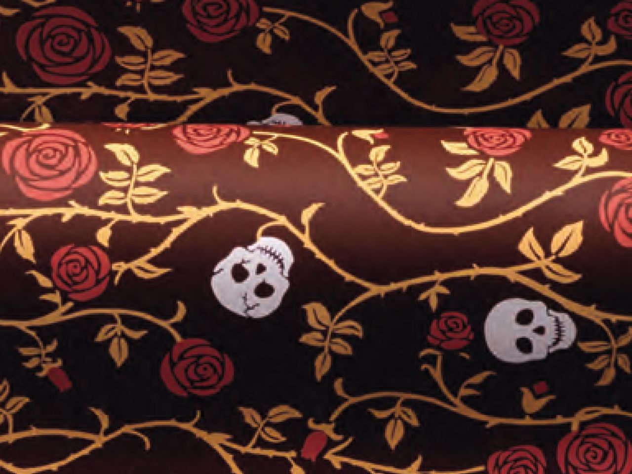 CM Basics Transferfolie Skulls Roses