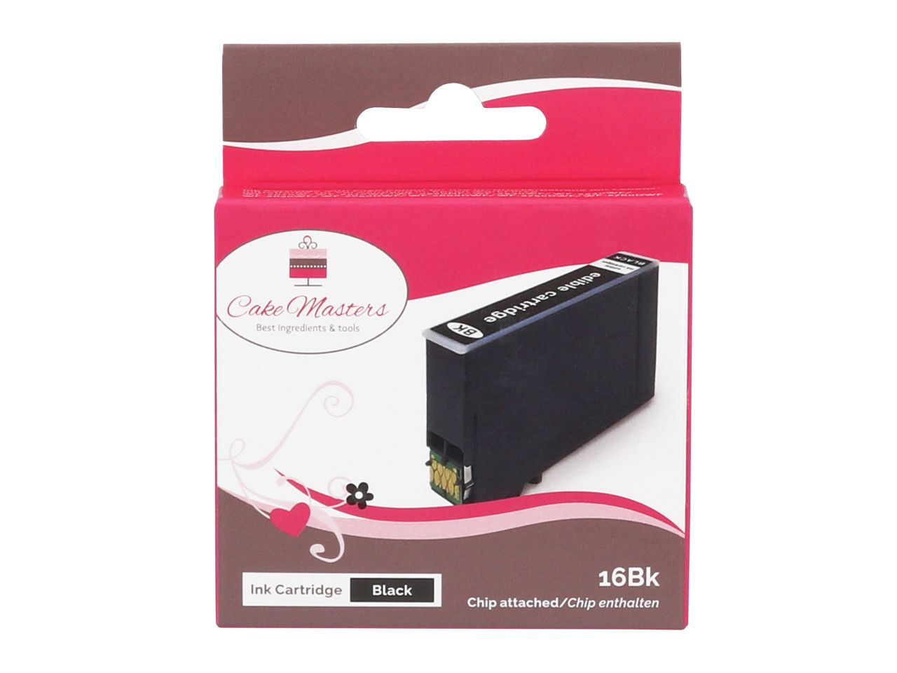 Cake-Masters Patrone schwarz schmal E 16Bk