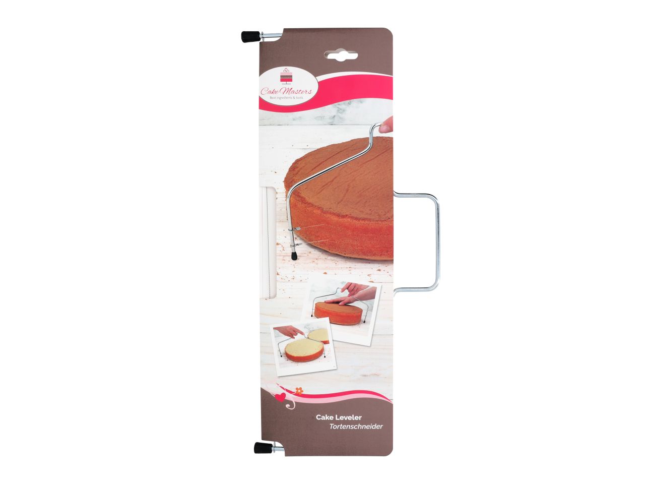 Cake-Masters cake cutter with double cutting wire