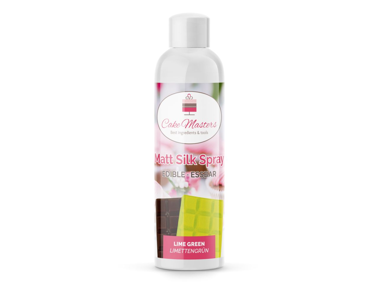 Cake-Masters Matt Silk Color Spray, Lime Green, 100ml