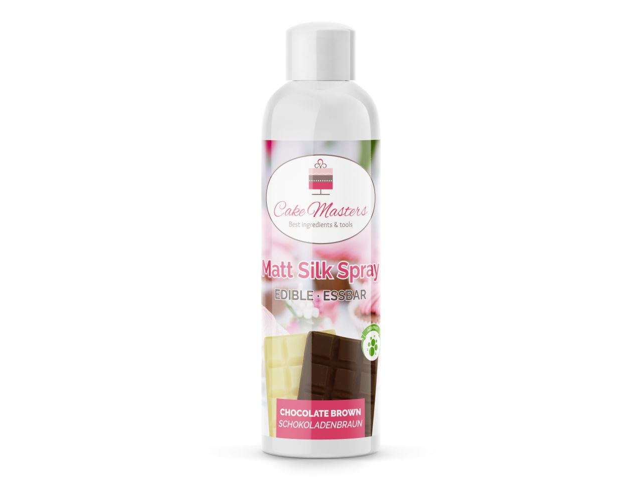 Cake-Masters Matt Silk Color Spray, Chocolate Brown, 100ml