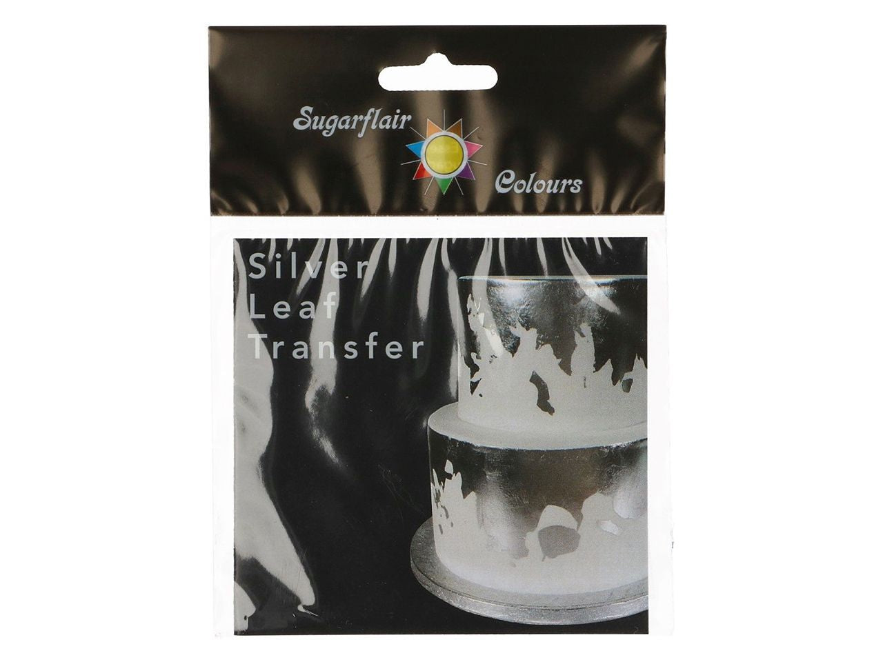 Sugarflair Silver Leaf Transfer Blattsilber