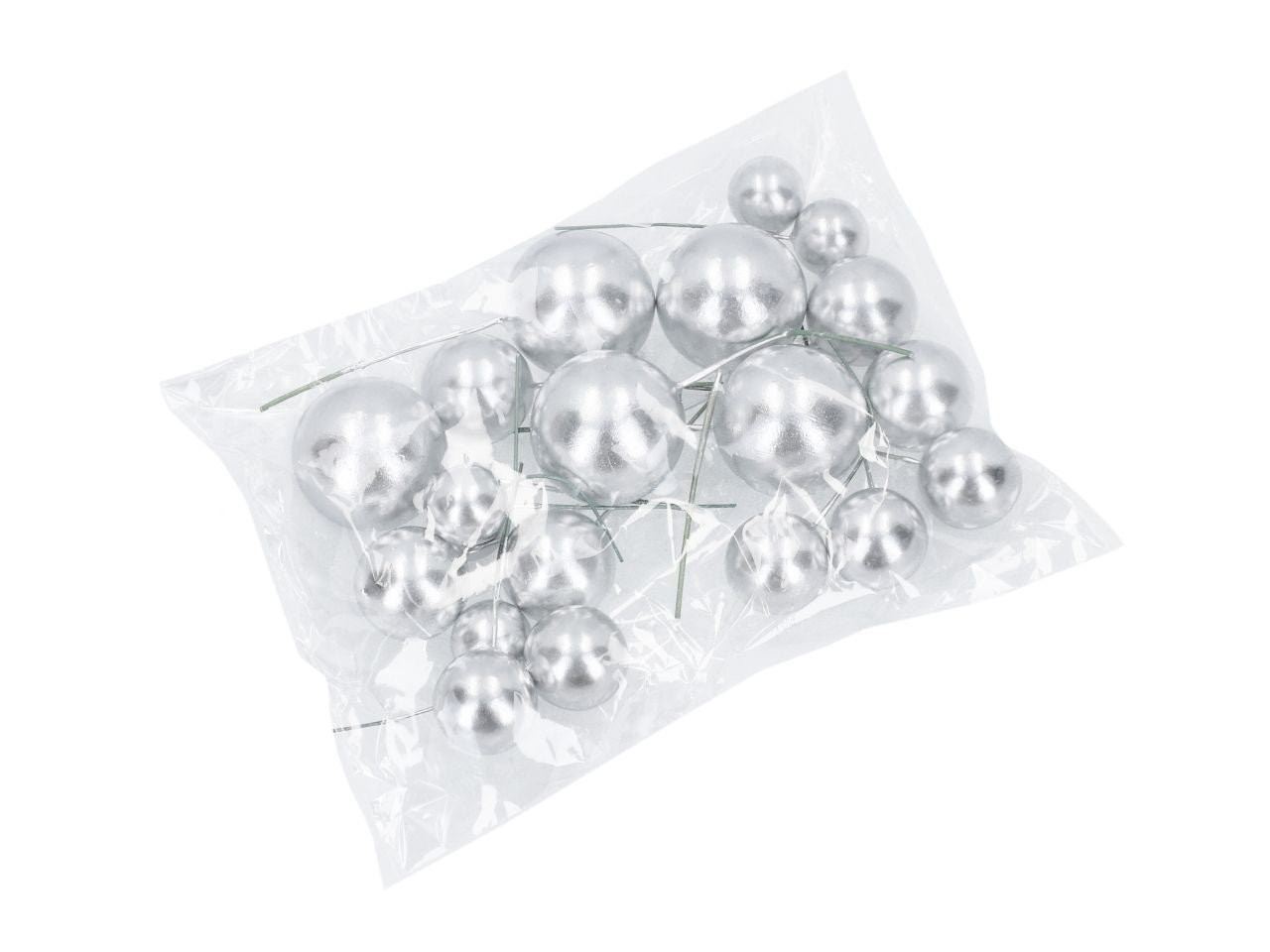 CM Basics Bubbles plugs silver 20 pieces