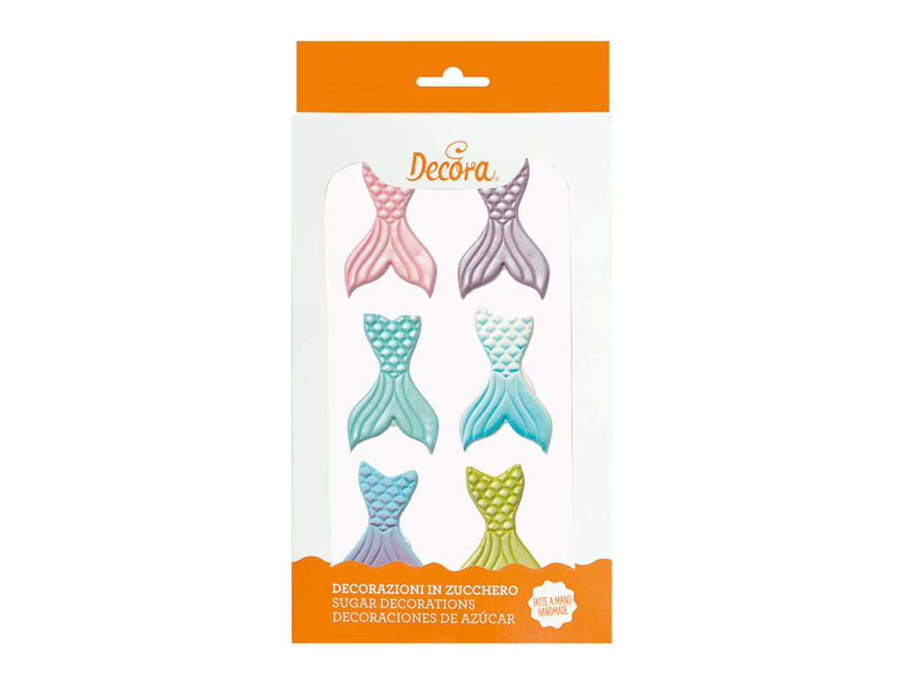 Decora Zuckerdekore Meerjungfrau 6 Stück