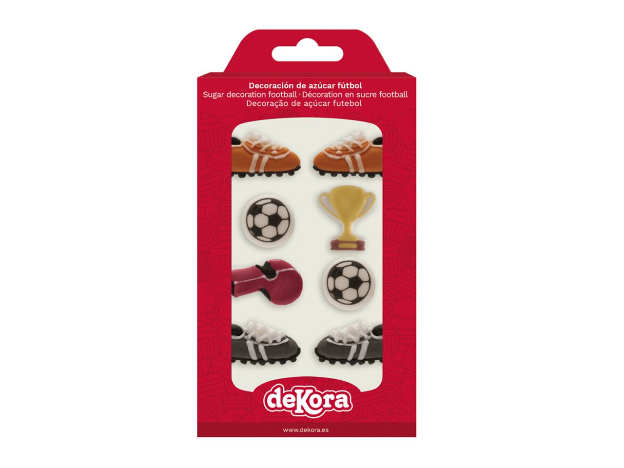 Dekora Zuckerdekor Fußball 8 Stück