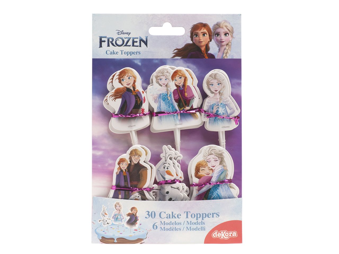 Dekora Cake Topper Disney Frozen 30 Stück