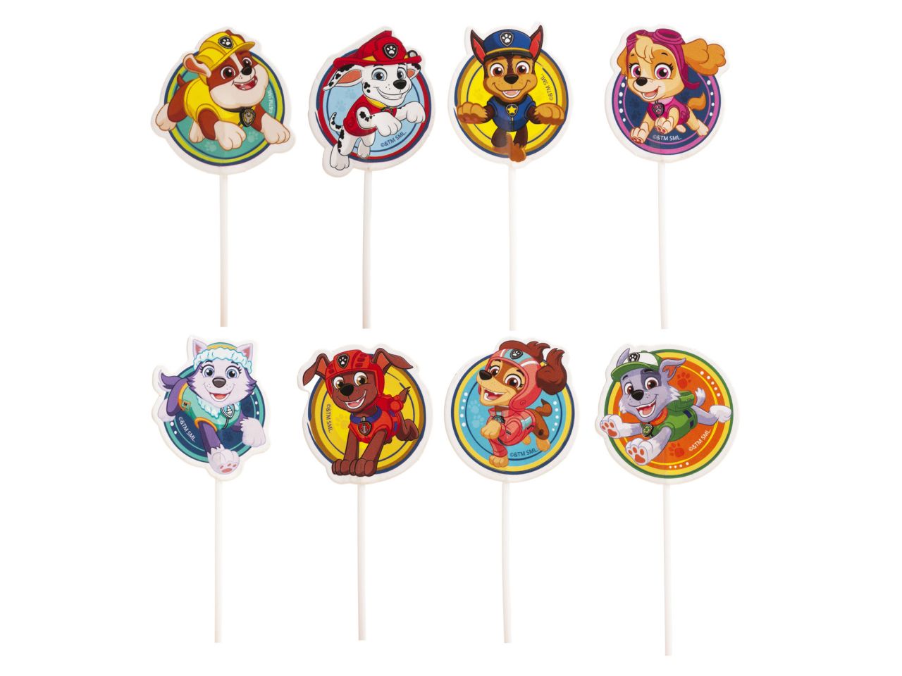 Dekora Cake Topper Paw Patrol 16 Stück