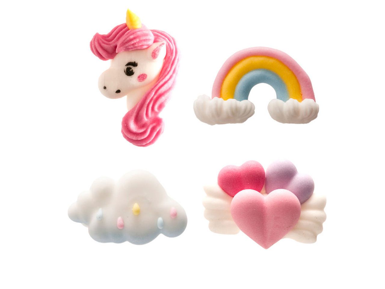 Dekora Zuckerdekor Einhorn 8 Stück