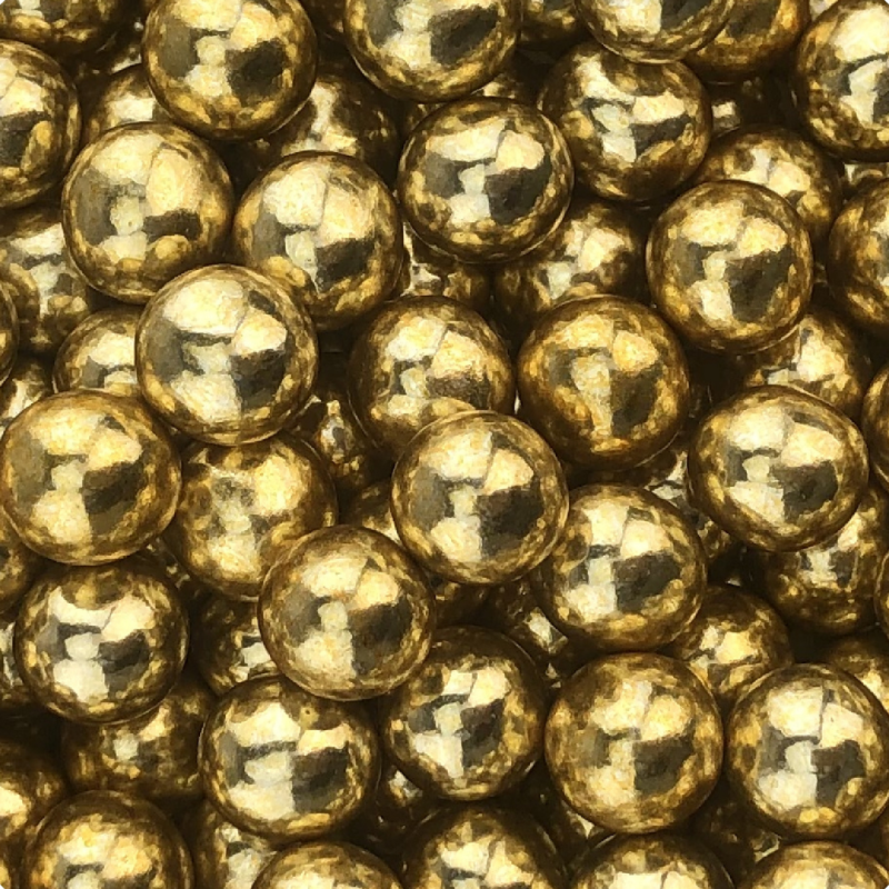 Chocoballs vintage gold groß 850g Größe ca. 9-10mm