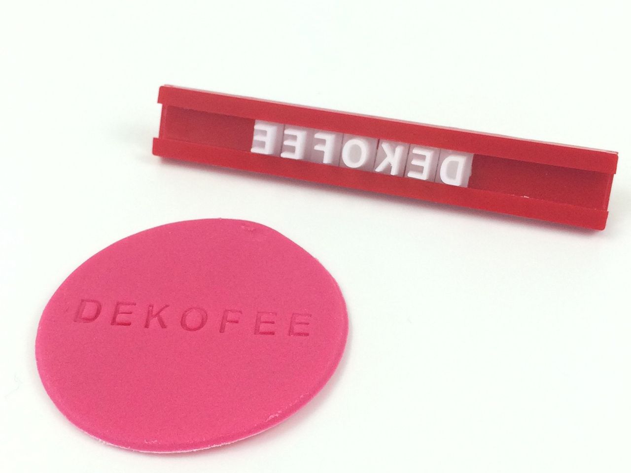 dekofee Buchstaben und Zahlen Präger normal