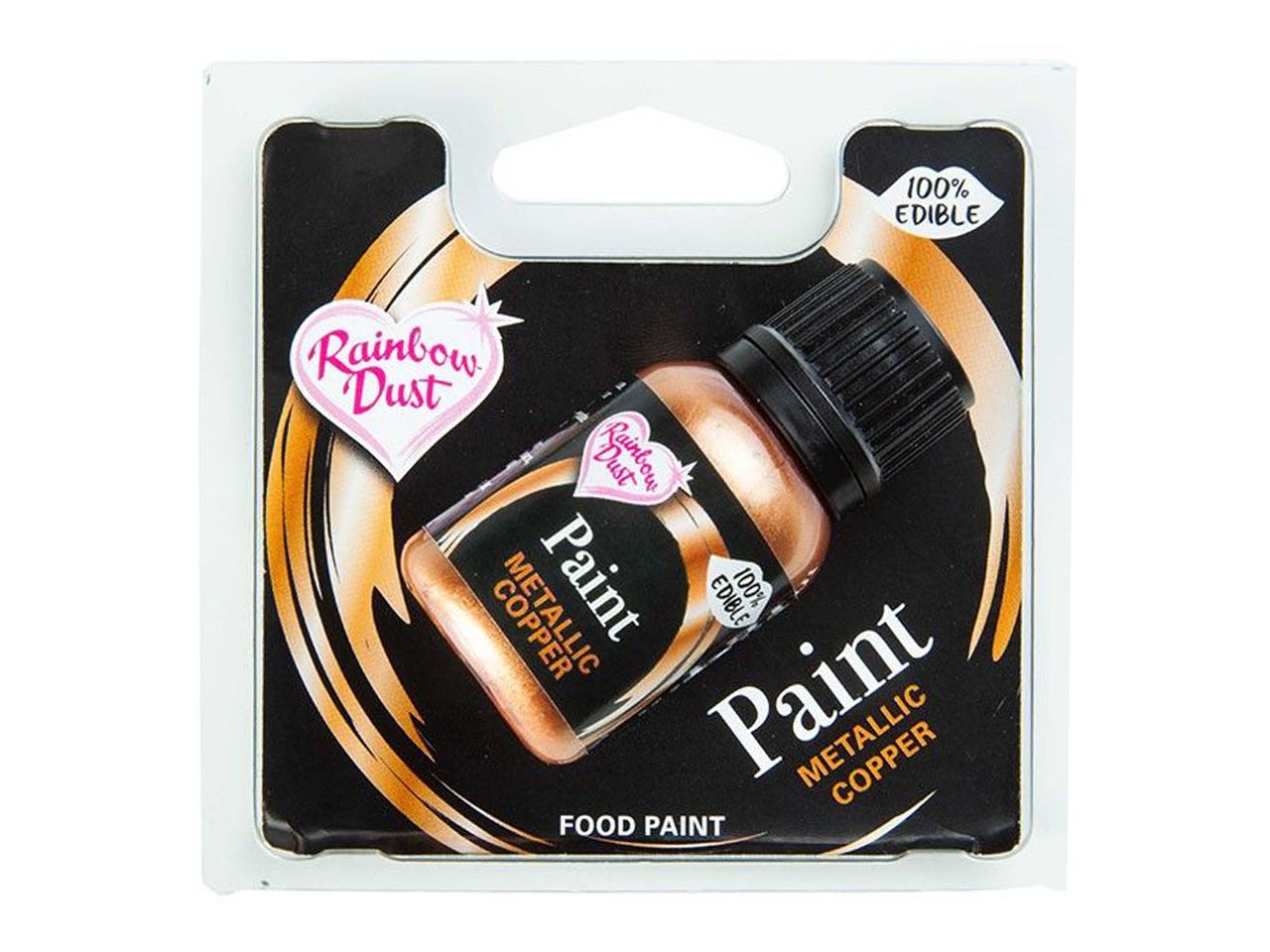 Rainbow Dust Metallic Food Paint Copper 25ml