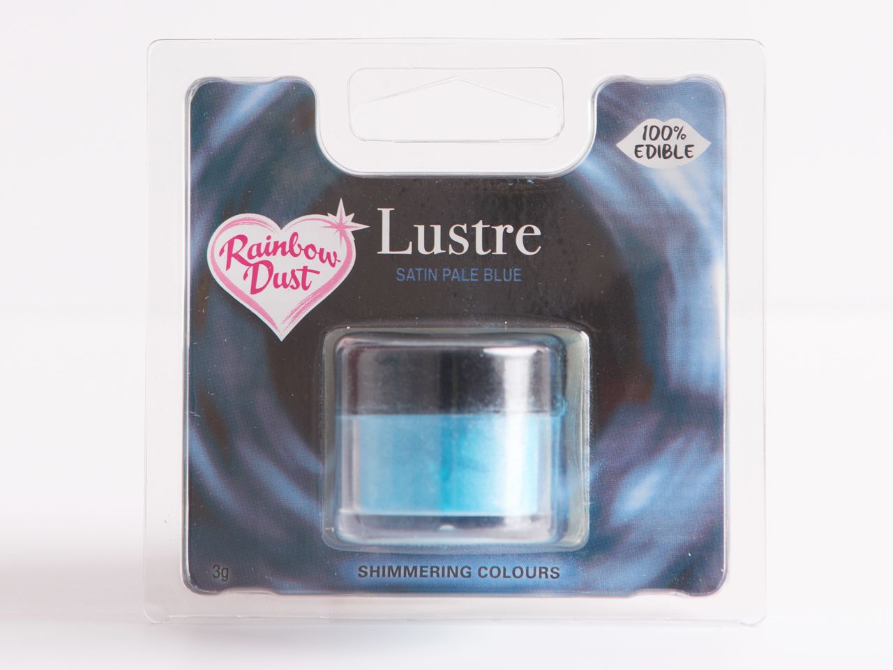 Rainbow Dust Puderfarbe Satin Pale Blue 3g