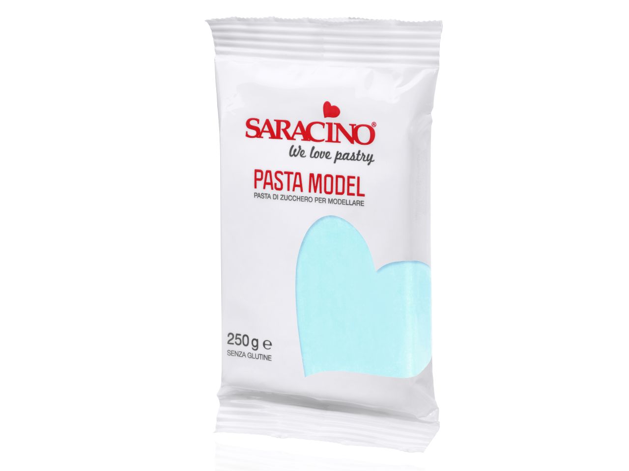 Saracino modeling fondant Pasta Model Light Baby Blue 250g