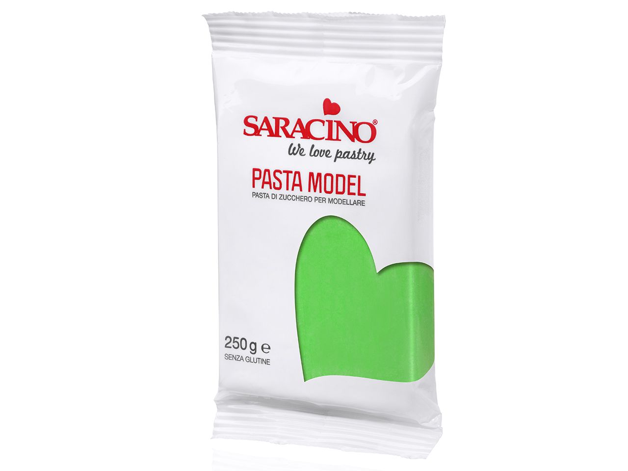 Saracino modeling fondant pasta model light green 250g