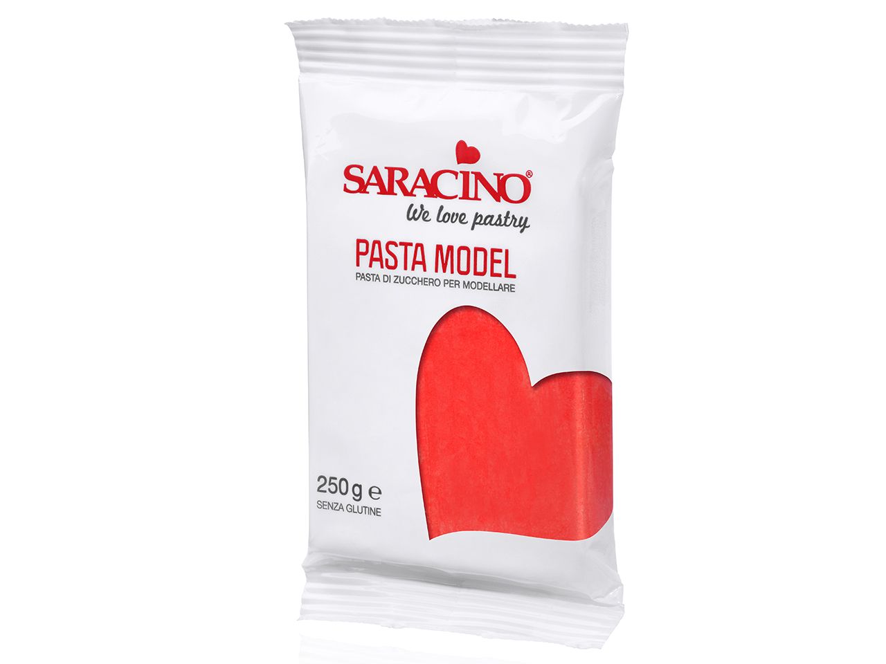 Saracino modeling fondant pasta model red 250g