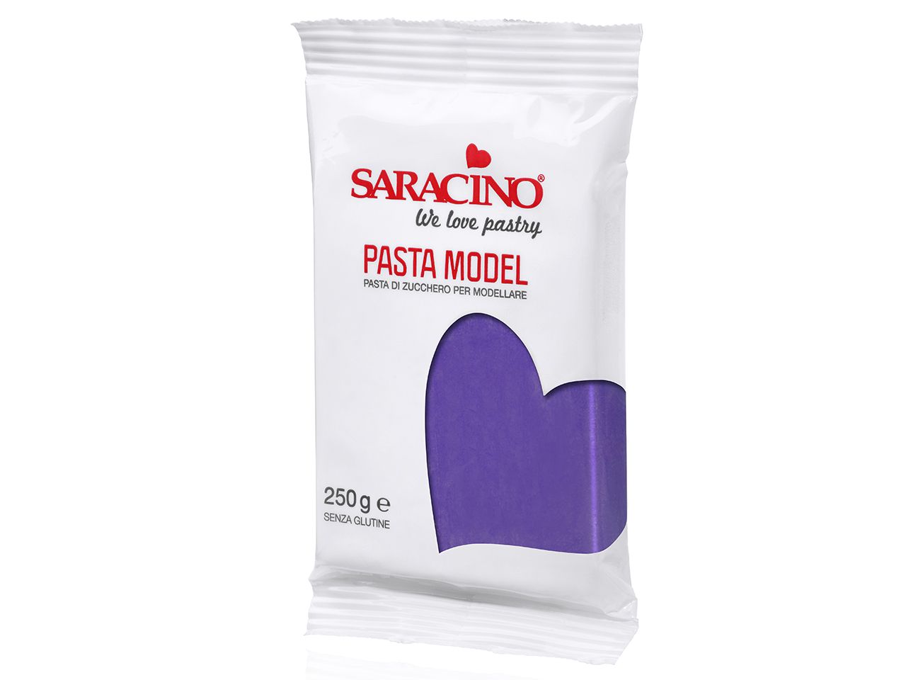 Saracino modeling fondant pasta model violet 250g