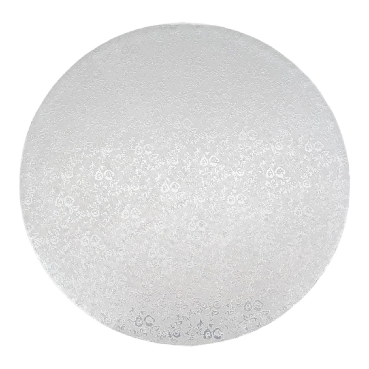 5x Cakeboard Round ⌀23cm Silver