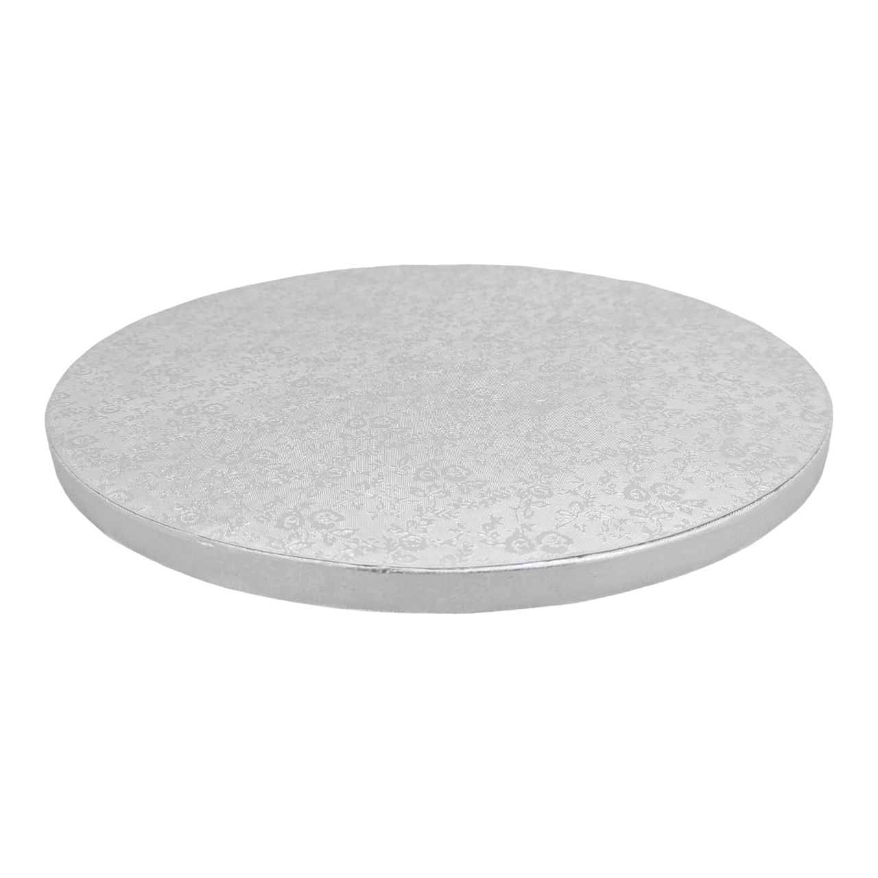 5x Cakeboard Rund ⌀20cm Silber